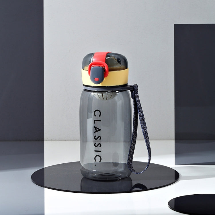 Summer Color Contrast Creative Portable Water Cup Simple Student Cute Fresh Plastic Cup, Capacity: 400ml