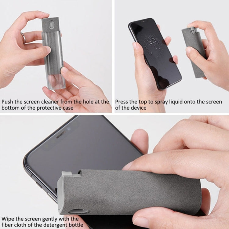 2 PCS Computer Mobile Phone Screen Cleaning Portable Spray Bottle
