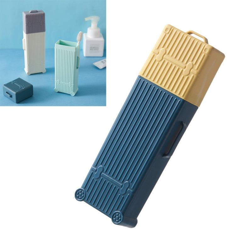 4 PCS Travel Wash Cup Toothbrush Box Portable Set Creative Business Trip Tooth Storage Box