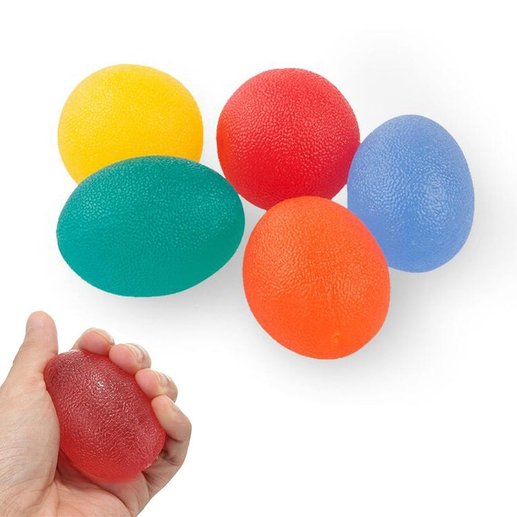 3 PCS Silicone Grip Ball Elastic Finger Exercise Fitness Rehabilitation Training Tool(Color Random Delivery)