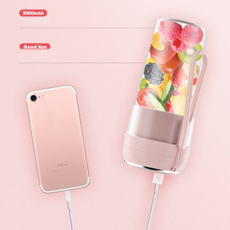 Electric Small Juicer Portable USB Home Mini Juice Cup, Style:With Vacuum Lid