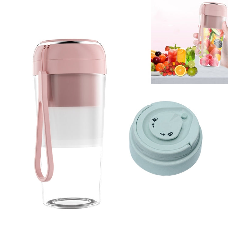 Electric Small Juicer Portable USB Home Mini Juice Cup, Style:With Vacuum Lid