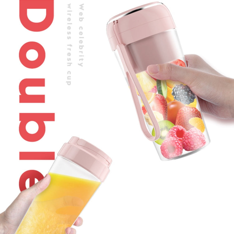 Electric Small Juicer Portable USB Home Mini Juice Cup, Style:With Vacuum Lid