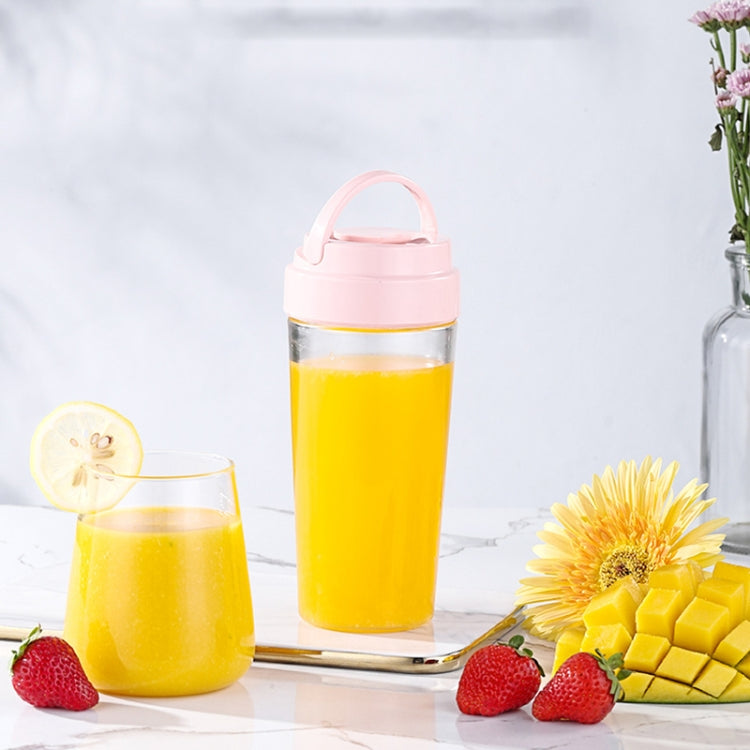 Electric Small Juicer Portable USB Home Mini Juice Cup, Style:With Vacuum Lid