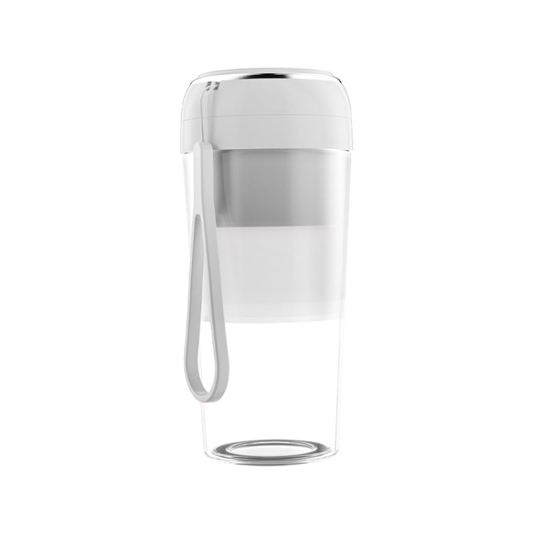 Electric Small Juicer Portable USB Home Mini Juice Cup, Style:Without Vacuum Lid(White)