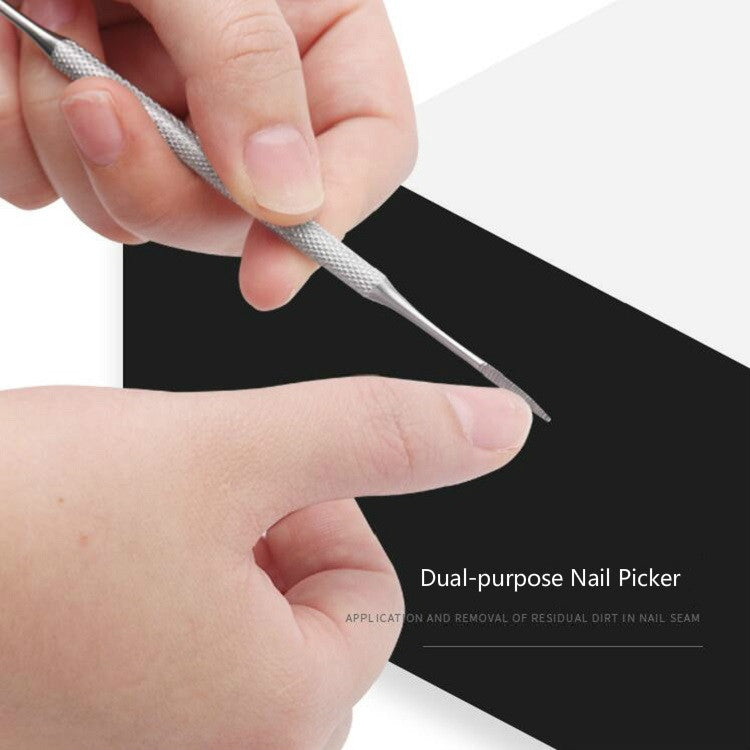 7 PCS / Set Stainless Steel Chick Pliers Nail Clippers Corrector Nail Picker Tool