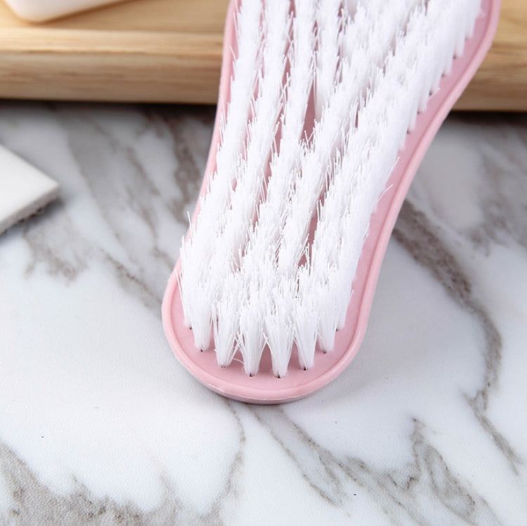20 PCS Foot Shape Laundry Brush With Soft Bristles Multifunctional Household Cleaning Brush Random Colour