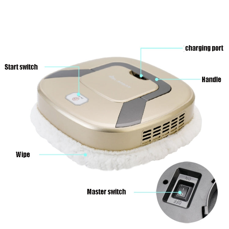 Household Rechargeable Wet and Dry Automatic Cleaning Sweeping Robot