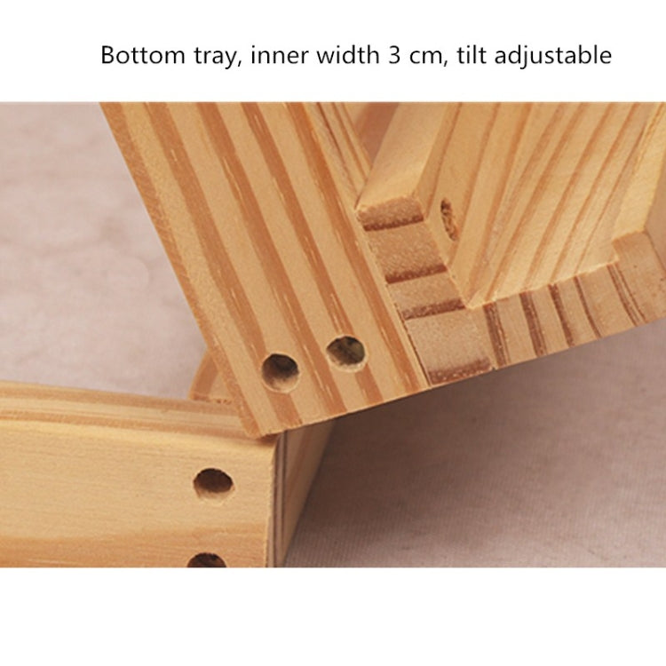 Horizontal Desktop Wooden Easel Sketch Exhibition Easel, Specification: Beech  45x37x50cm