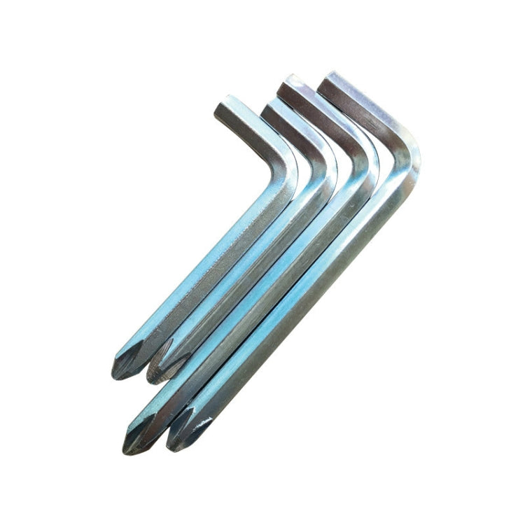 100 PCS Screwdriver Hexagonal Hexagonal Wrench Scooter Repair Tools Cross Bit, Specification:5mm, Material:A3 Steel