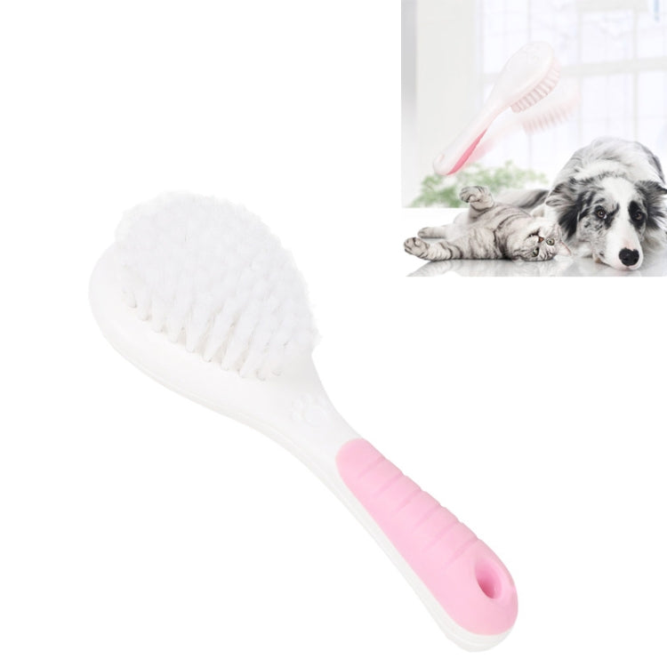 2 PCS Pet Bathing Brush Non-slip Hair Removal Combing Pet Nylon Brush