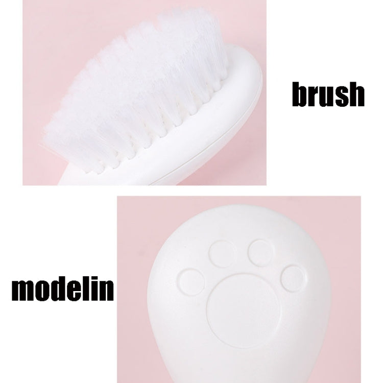 2 PCS Pet Bathing Brush Non-slip Hair Removal Combing Pet Nylon Brush
