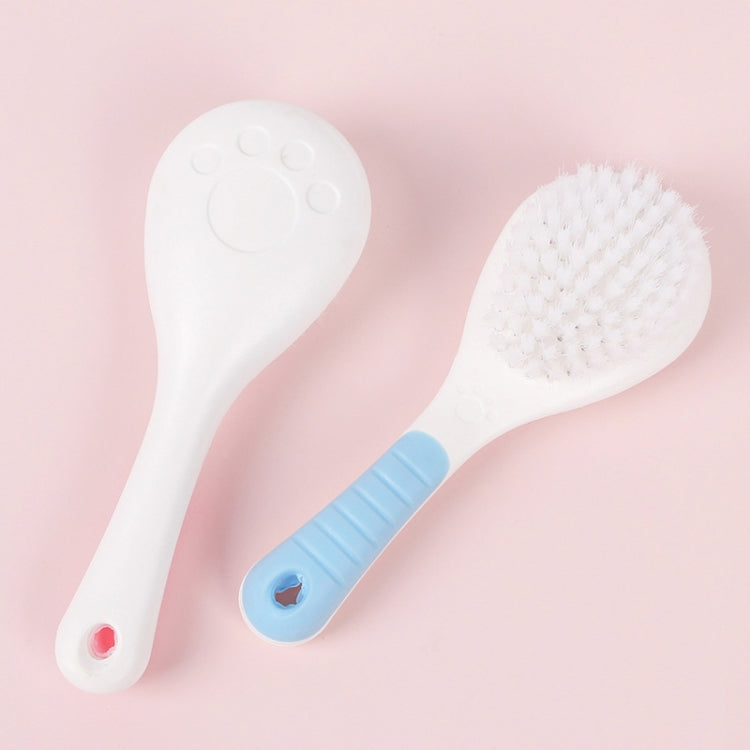 2 PCS Pet Bathing Brush Non-slip Hair Removal Combing Pet Nylon Brush