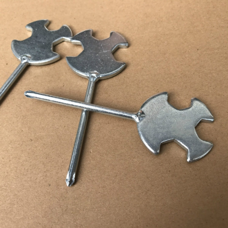 30 PCS Multifunctional Punching Open End Wrench Cross Screwdriver Wrench Treadmill Fitness Equipment Reparing Tools, Specification:Round
