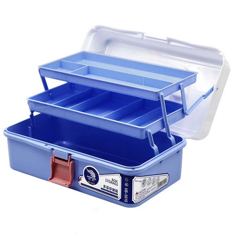 Large Three-layer Thickened Art Tool Box Gouache Paint Storage Box
