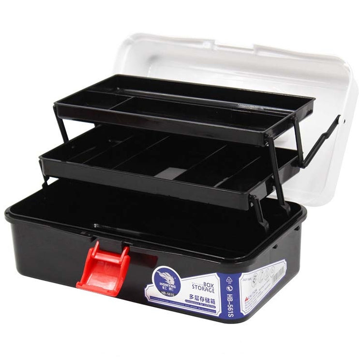 Large Three-layer Thickened Art Tool Box Gouache Paint Storage Box