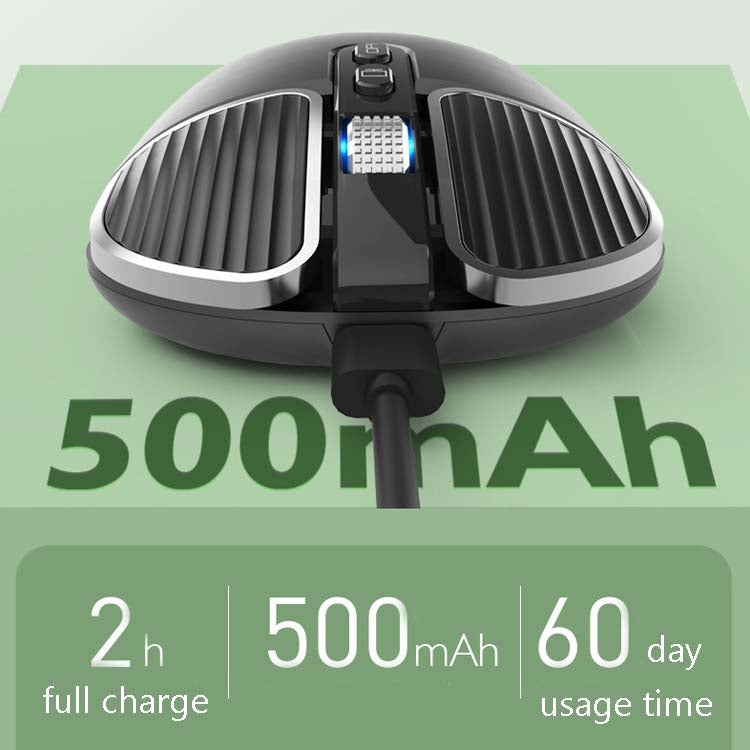 M203 2.4Ghz 5 Buttons 1600DPI Wireless Optical Mouse Computer Notebook Office Home Silent Mouse, Style:2.4G