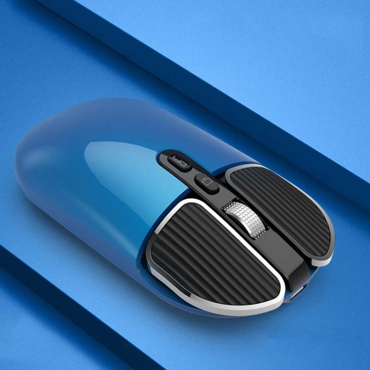 M203 2.4Ghz 5 Buttons 1600DPI Wireless Optical Mouse Computer Notebook Office Home Silent Mouse, Style:2.4G+Bluetooth