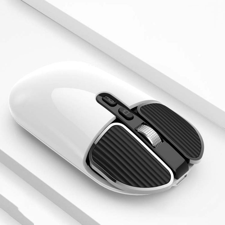 M203 2.4Ghz 5 Buttons 1600DPI Wireless Optical Mouse Computer Notebook Office Home Silent Mouse, Style:2.4G+Bluetooth