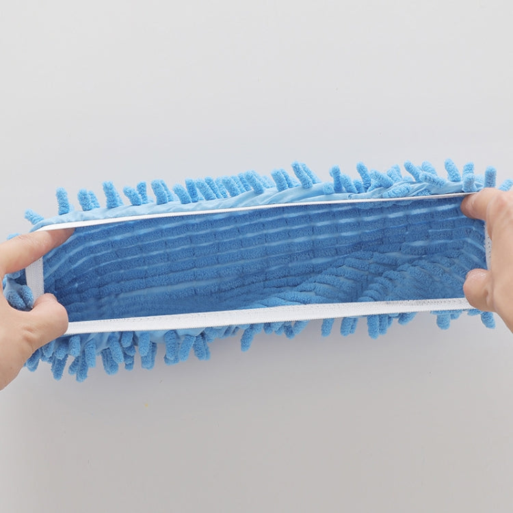 12 PCS Chenille Lazy Mopping Shoe Cover Clean Floor Removable and Washable Mop Random Color