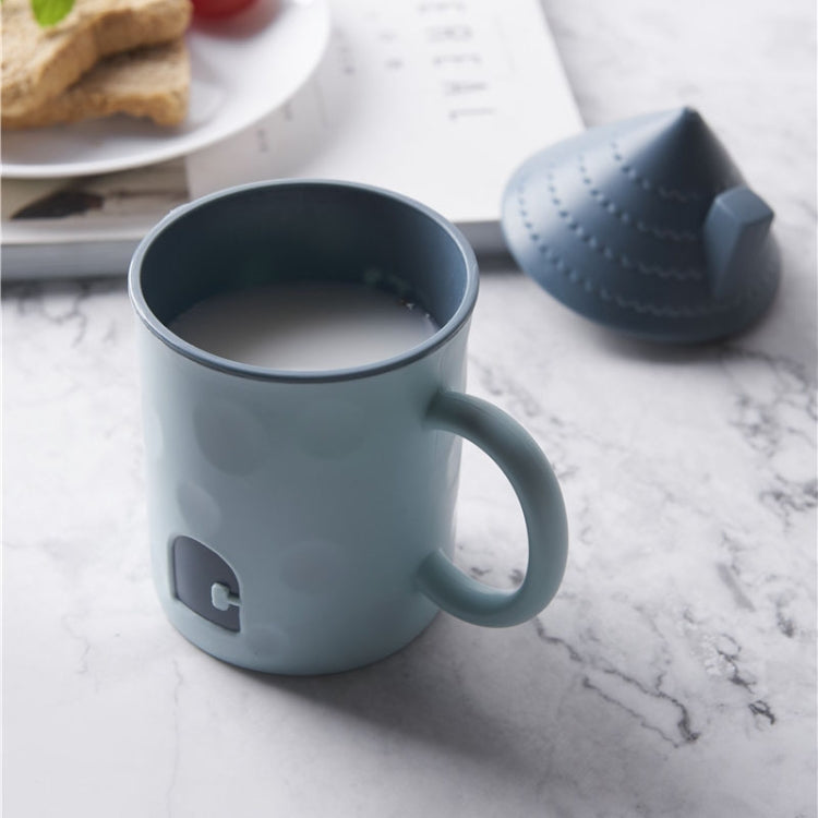 3 PCS Children Creative Small House Mouth Cup with Lid Dustproof Student Dormitory Drinking Cup Home Couple Cup