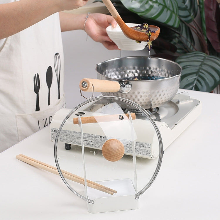 Kitchenware Rack Free Punching Sitting Type Soup Spoon Cutting Board Pot Cover Rack Multifunctional Storage Rack