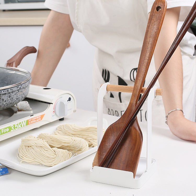 Kitchenware Rack Free Punching Sitting Type Soup Spoon Cutting Board Pot Cover Rack Multifunctional Storage Rack