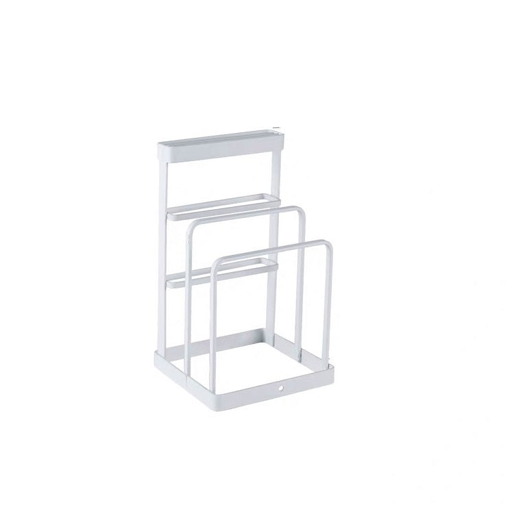 Kitchen Iron Shelf Vertical Knife Cutting Board Rack