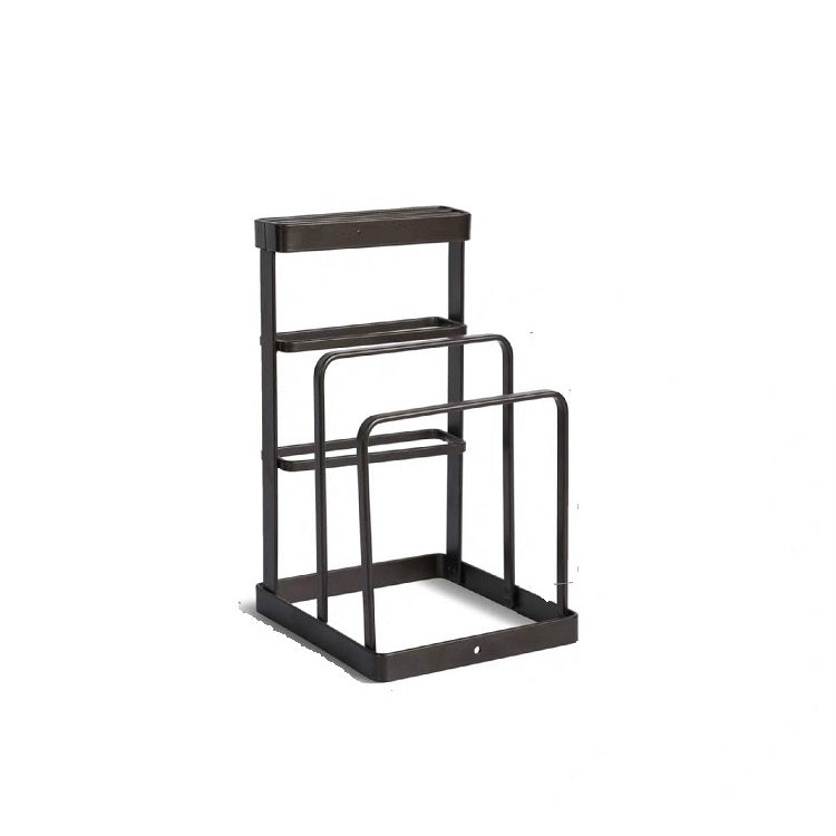 Kitchen Iron Shelf Vertical Knife Cutting Board Rack