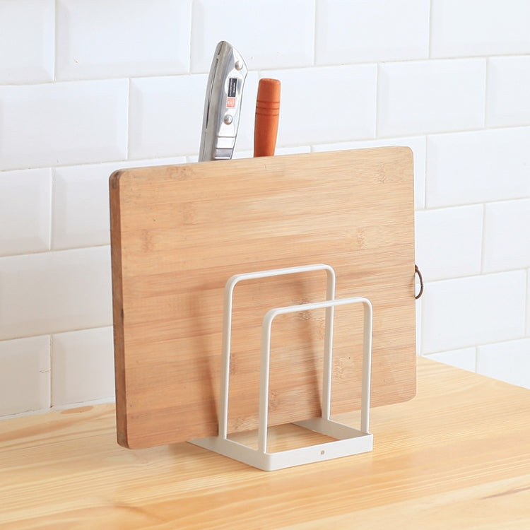 Kitchen Iron Shelf Vertical Knife Cutting Board Rack