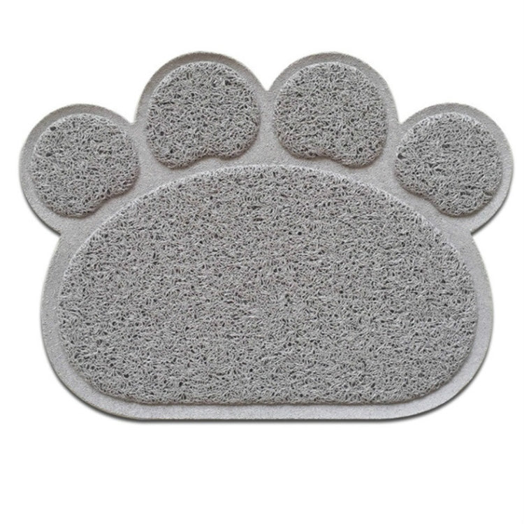 2 PCS PVC Claw Shaped Cat Litter Mat Pet Placemat Anti-skid Floor Large Mat Pet Supplies