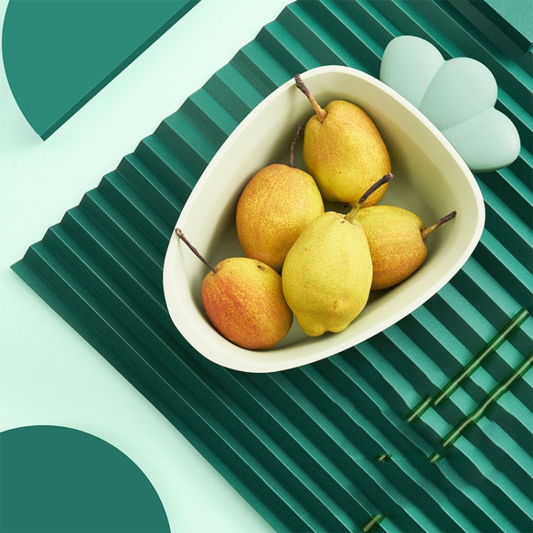2 PCS Radish Shape Creative Household Kitchen Plastic Double-layer Fruit and Vegetable Drain Basket
