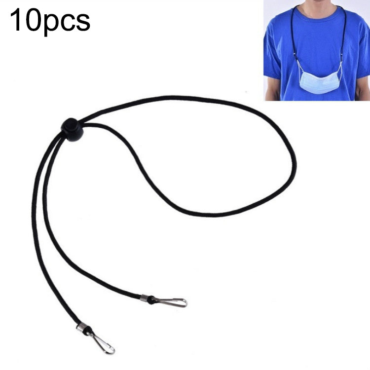 10 PCS Mask Anti-lost Adjustable Lanyard and Ear Hook