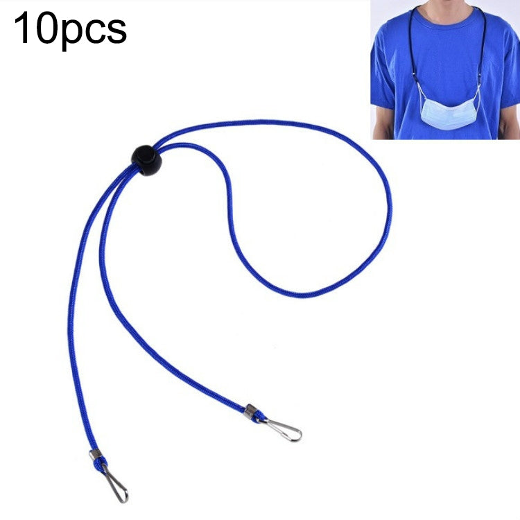 10 PCS Mask Anti-lost Adjustable Lanyard and Ear Hook