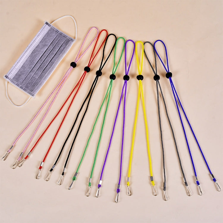 10 PCS Mask Anti-lost Adjustable Lanyard and Ear Hook