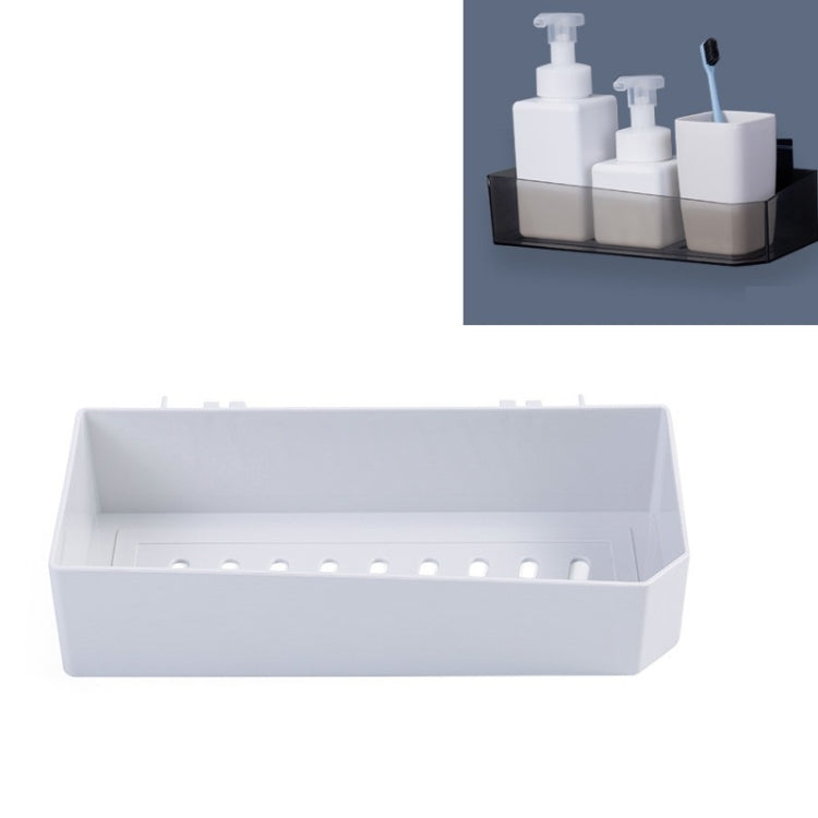 3 PCS Bathroom Seamless Non-perforated Shelf Wall Hanging Storage Basket