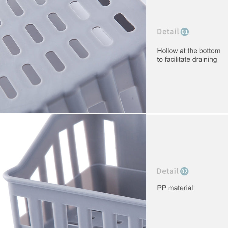 5 PCS Bathroom Shelf hole-free Wall Hanging Seamless Storage Basket