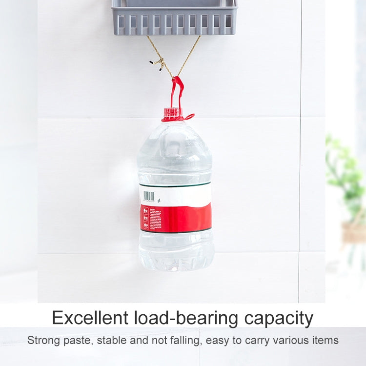 5 PCS Bathroom Shelf hole-free Wall Hanging Seamless Storage Basket