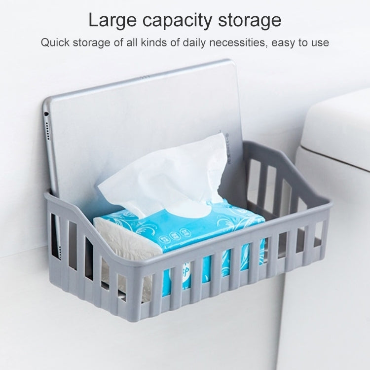 5 PCS Bathroom Shelf hole-free Wall Hanging Seamless Storage Basket
