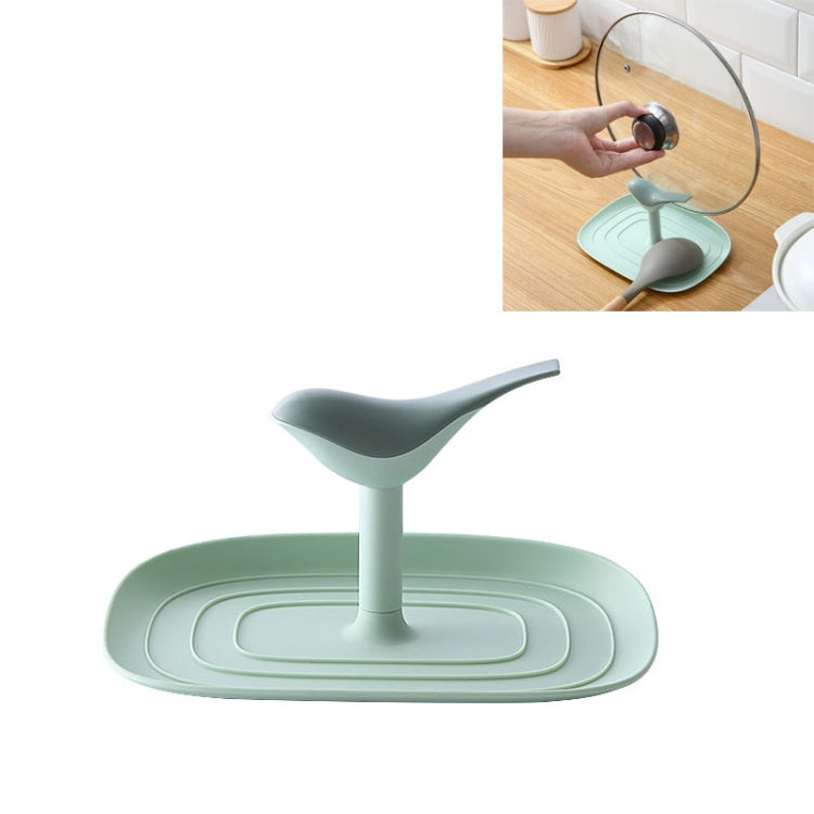 5 PCS Little Bird Pot Cover Rack Household Spatula Storage Tay Creative Kitchen Multi-function Plastic Soup Spoon Pad Pot Cover Rack