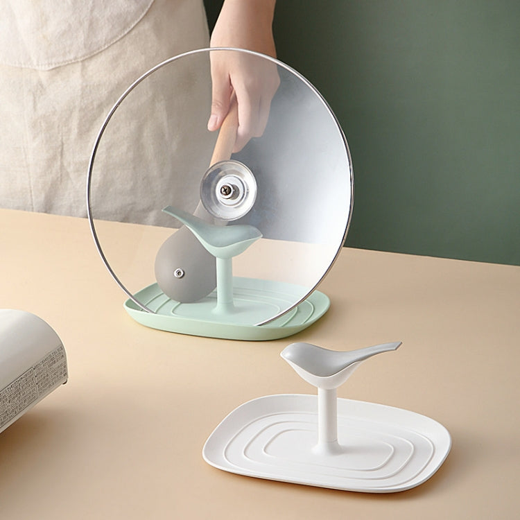 5 PCS Little Bird Pot Cover Rack Household Spatula Storage Tay Creative Kitchen Multi-function Plastic Soup Spoon Pad Pot Cover Rack