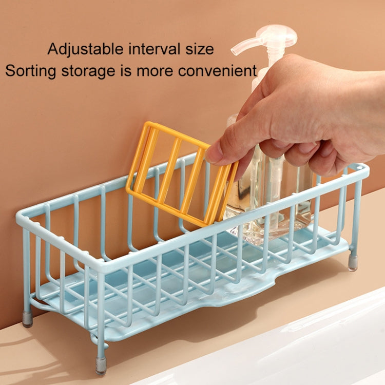 Kitchen Faucet Sponge Drain Basket Bathroom Multifunctional Sink Rack