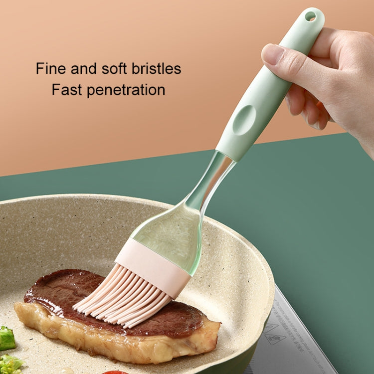 2 Sets 2 in 1 Kitchen Silicone Barbecue Sauce Barbecue Brush High Temperature Resistant Small Oil Brush Set