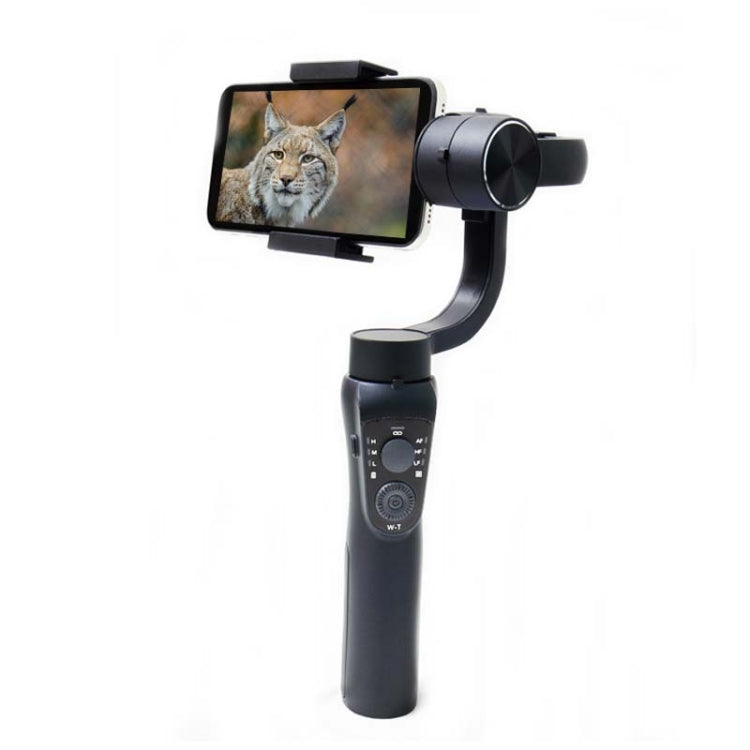S5B Three-axis Handheld Gimbal Stabilizer Video Shooting Anti-shake Bracket for Mobile Phones Below 6.0 inches
