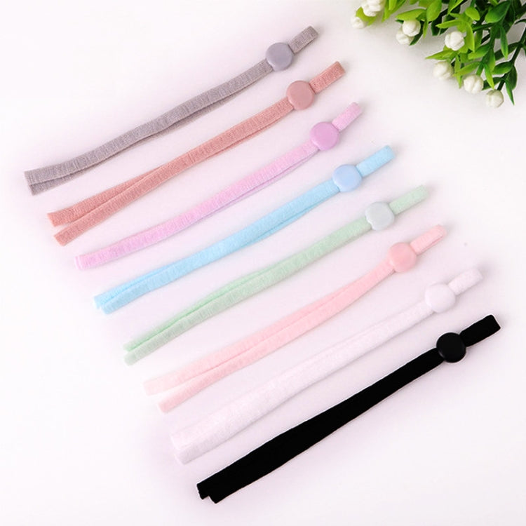 100 PCS Adjustable Elastic Band Mask Rope, Random Color Delivery