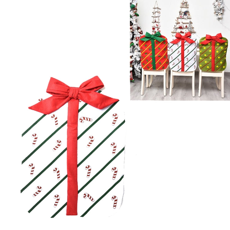 Christmas Decoration Bownot Gift Bag Chair Cover Christmas Day Restaurant Home Cartoon Chair Back Cover