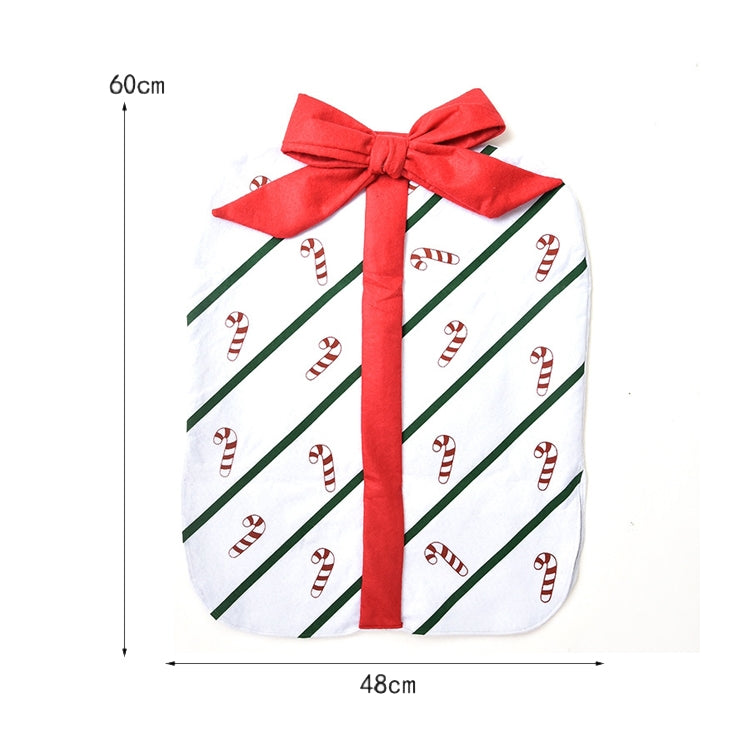 Christmas Decoration Bownot Gift Bag Chair Cover Christmas Day Restaurant Home Cartoon Chair Back Cover