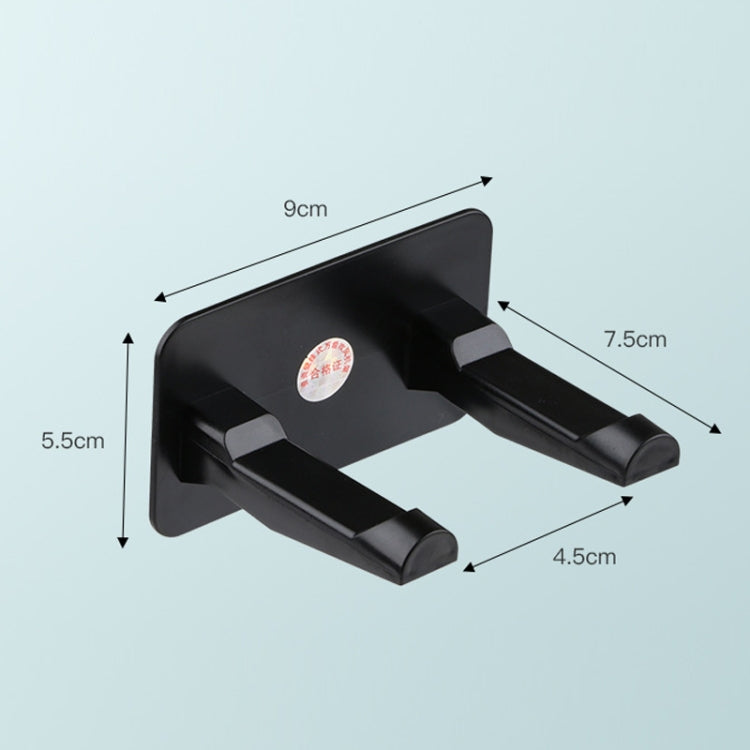 3 PCS Punch-free Simple Household Bathroom Toilet Wall Hanging Hair Dryer Storage Rack
