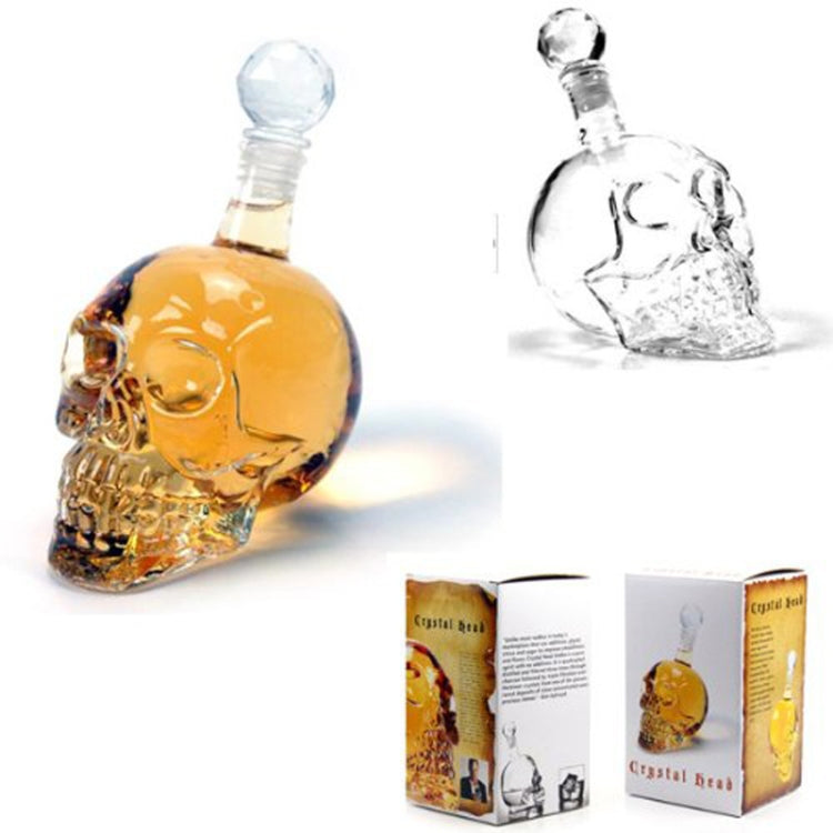Creative Skull Vodka Bottle Wine Dispenser, Capacity:350ml