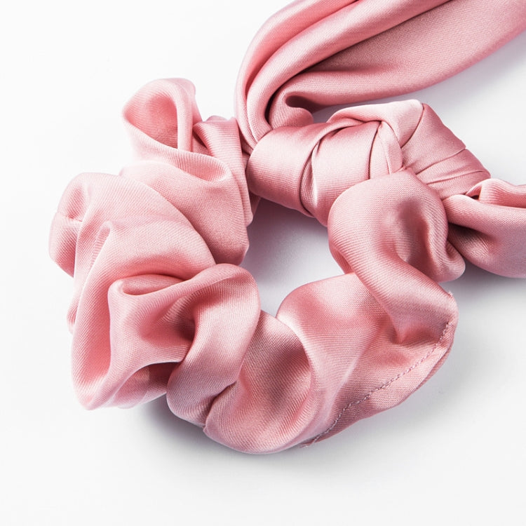3 PCS Super Long Large Intestine Circle Silk Scarf Ribbon Satin Solid Color Big Tail Hair Circle